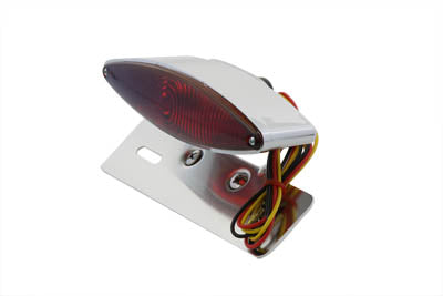 Wyatt Gatling Chrome Snake Eye Fender Mount Tail Lamp Kit - 33-0435