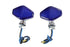 Wyatt Gatling LED Diamond Blue Lens Marker Lamp Set - 33-0448