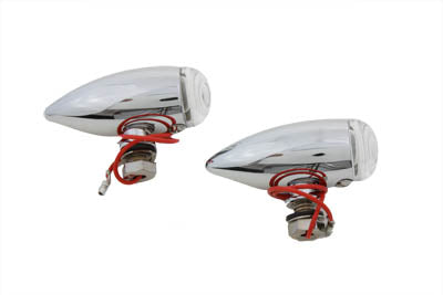 Wyatt Gatling Mini Bullet Clear Lens Marker Lamp Set - 33-0453