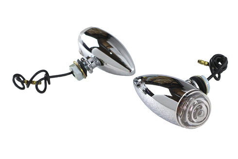 Wyatt Gatling Mini Bullet Clear Lens Marker Lamp Set - 33-0453