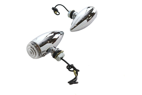 Wyatt Gatling Mini Bullet Clear Lens Marker Lamp Set - 33-0453