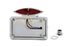 Wyatt Gatling Chrome Katz Eyez LED Tail Lamp Kit Horizontal Type - 33-0457