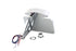 Wyatt Gatling Chrome Katz Eyez LED Tail Lamp Kit Horizontal Type - 33-0457