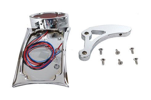 Wyatt Gatling Chrome Curved Odin Style Tail Lamp Kit - 33-0462