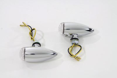 Wyatt Gatling Mini LED Bullet Clear Lens Marker Lamp Set - 33-0476