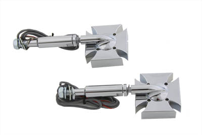 Wyatt Gatling Maltese Red LED Turn Signal Set - 33-0480