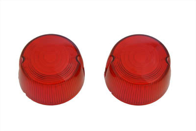 V-Twin Turn Signal Lens Set Red - 33-0500