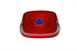 Wyatt Gatling Tail Lamp Lens Red with Blue Dot - 33-0507