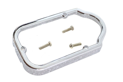 Wyatt Gatling Chrome Tombstone Tail Lamp Trim Rim - 33-0528