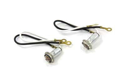 Wyatt Gatling Insulated Type Indicator Lamp Socket with Bulb - 33-0534