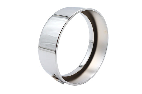 Wyatt Gatling 5-3/4 inch Headlamp Chrome Frenched Trim Ring - 33-0545