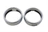 Wyatt Gatling Spotlamp Chrome Frenched Trim Ring Set - 33-0546