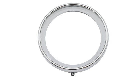 Wyatt Gatling 7 inch Headlamp Chrome Frenched Trim Ring - 33-0548