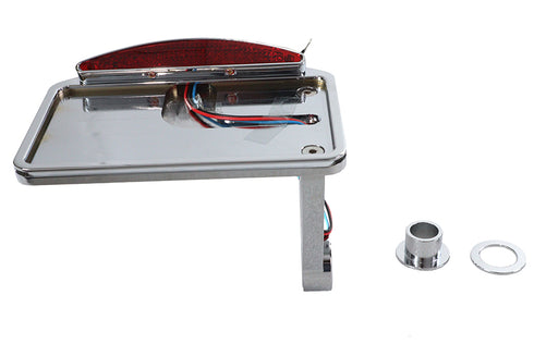 Wyatt Gatling Chrome Slice LED Horizontal Tail Lamp Assembly - 33-0568