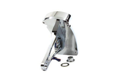 Wyatt Gatling Chrome Tail Lamp Assembly With Oval Lamp - 33-0569