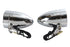 Wyatt Gatling Chrome Torpedo Marker Lamp Set with Clear Lens - 33-0580