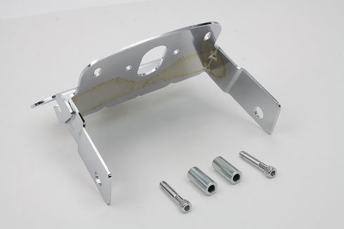 Wyatt Gatling Chrome Deco Tail Lamp Mount Bracket - 33-0584