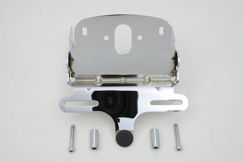 Wyatt Gatling Chrome Deco Tail Lamp Mount Bracket - 33-0584