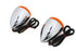 Wyatt Gatling Chrome Torpedo Style Rear Turn Signal Set - 33-0592