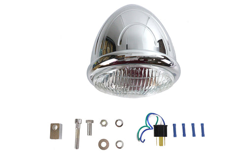 Wyatt Gatling 5-3/4 inch Headlamp Assembly Teardrop Style - 33-0606