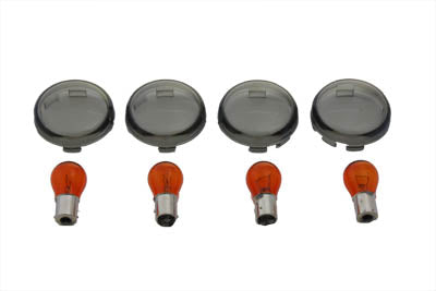 Wyatt Gatling Turn Signal Dome Style Lens Kit Smoked - 33-0615