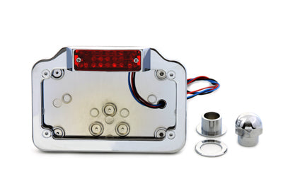 V-Twin Chrome Plain Type Tail Lamp Assembly - 33-0641