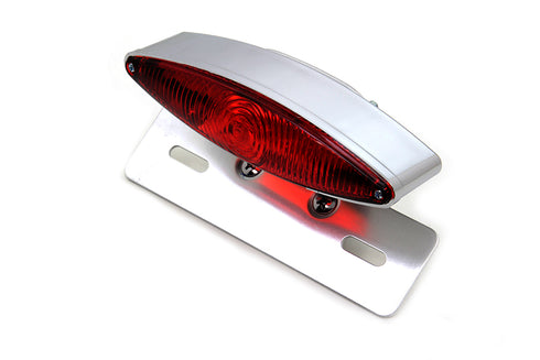 Wyatt Gatling Chrome Snake Eye Fender Mount LED Tail Lamp Kit - 33-0651
