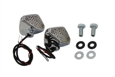 Wyatt Gatling Red LED Clear Lens Micro Marker Lamp Set - 33-0683