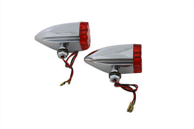 Wyatt Gatling Maltese Red Lens and LED Marker Lamp Set - 33-0688