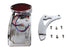 V-Twin Chrome Curved Cateye Style Tail Lamp Kit - 33-0690