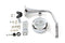 Wyatt Gatling Trumpet Style 12 Volt Chrome Horn Kit - 33-0699