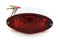 Wyatt Gatling Oval Tail Lamp with Maltese Inset Red Lens with Red Cross - 33-0751