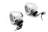Wyatt Gatling Chrome Shielded Bullet Marker Lamp Set with Amber Lens - 33-0752