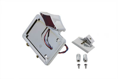 V-Twin Chrome Horizontal LED Tail Lamp Kit Diamond Style - 33-0772