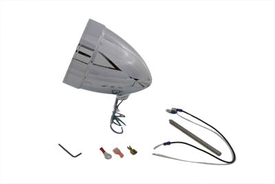 Wyatt Gatling 4-1/2 inch Billet Spotlamp with Bulb - 33-0776