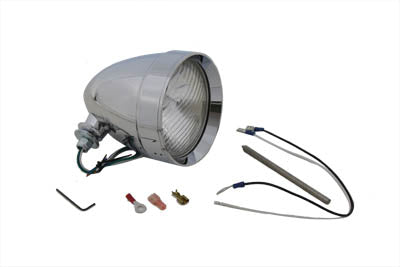 Wyatt Gatling 4-1/2 inch Billet Spotlamp with Bulb - 33-0776