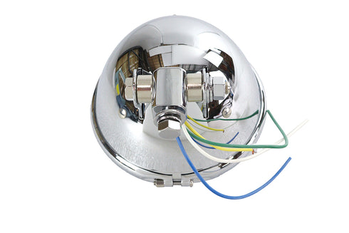 Wyatt Gatling 5-3/4 inch Round Headlamp Bates Style - 33-0777