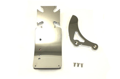 Wyatt Gatling Chrome Curved Tail Lamp Kit Maltese Type - 33-0803