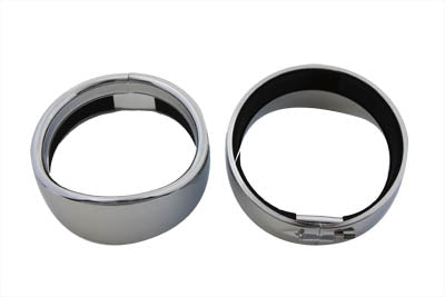 Wyatt Gatling Spotlamp Frenched Trim Ring with Visor - 33-0811