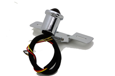 Wyatt Gatling Chrome Round Tail Lamp - 33-0830