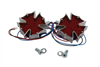 Wyatt Gatling Firefighter Marker Lamp Set with Red Lens - 33-0874