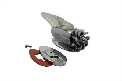 Wyatt Gatling Chrome Fan Marker Lamp White - 33-0878