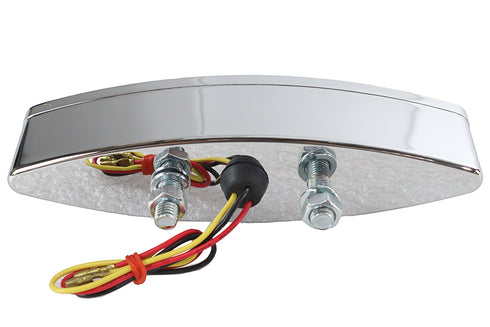 Wyatt Gatling Chrome Snake Eye Style LED Tail Lamp - 33-0902