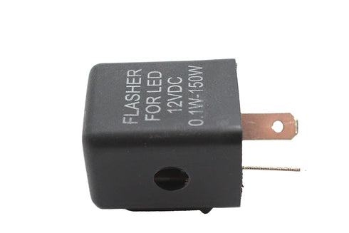 V-Twin Round 12 Volt Solid State Turn Signal Flasher - 33-0916