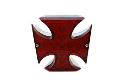 Wyatt Gatling Maltese LED Tail Lamp with Red Lens - 33-0965