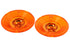 Wyatt Gatling Turn Signal Lens Set with Skull Amber - 33-0979