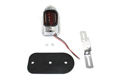 Wyatt Gatling Beehive Tail Lamp Chrome - 33-0980