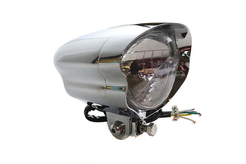 Wyatt Gatling 5-3/4 inch Headlamp Assembly Glow Style with Visor - 33-0981