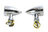 Wyatt Gatling LED Bullet Marker Lamp Set Chrome - 33-1003
