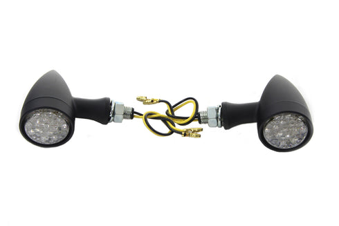 Wyatt Gatling LED Bullet Marker Lamp Set Black - 33-1009